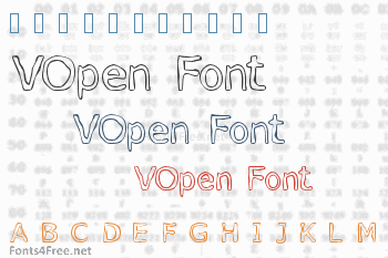 VOpen Font