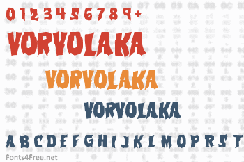 Vorvolaka Font