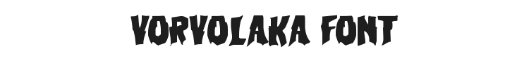 Vorvolaka Font