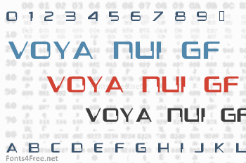 Voya Nui GF Font