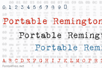 VT Portable Remington Font