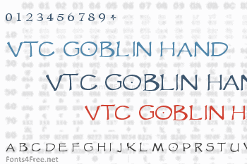 VTC Goblin Hand Font