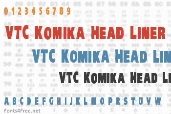 VTC Komika Head Liner Font