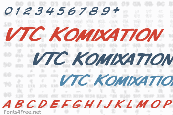 VTC Komixation Font