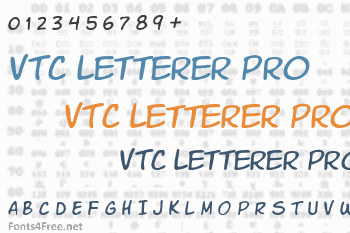 VTC Letterer Pro Font