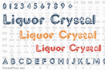 VTC Liquor Crystal Display Font