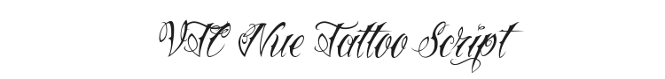 VTC Nue Tattoo Script Font