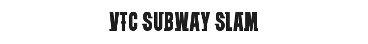 VTC Subway Slam Font