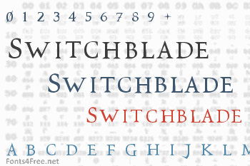 VTC Switchblade Romance Font