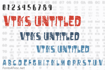 Vtks Untitled Font