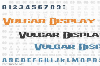 Vulgar Display Of Power Font