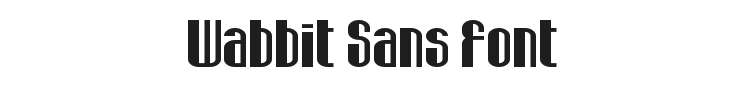 Wabbit Sans Font Preview