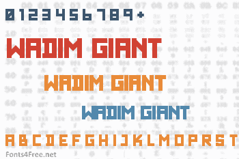 Wadim Giant Font