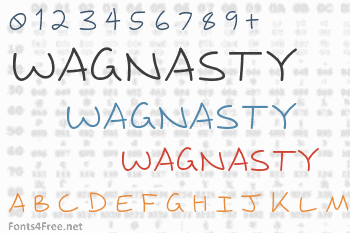 Wagnasty Font