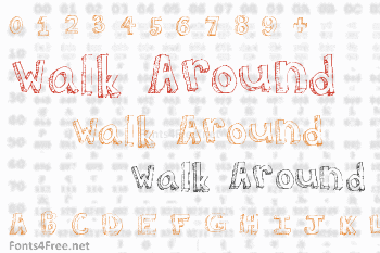 Walk Around the Block Font