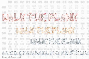 Walk the Plank Font