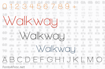 Walkway Font