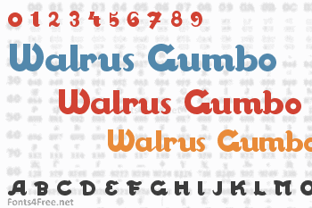 Walrus Gumbo Font