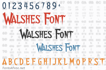 Walshes Font