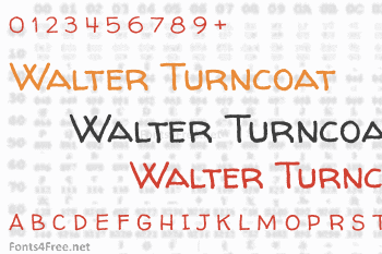 Walter Turncoat Font