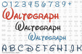 Waltograph Font