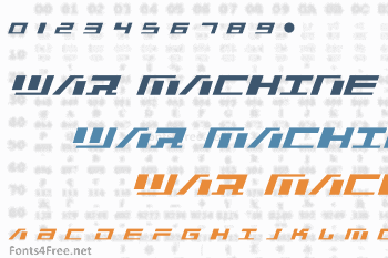 War Machine Font