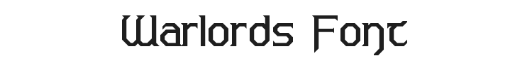 Warlords Font