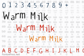 Warm Milk Font