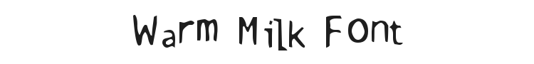 Warm Milk Font Preview