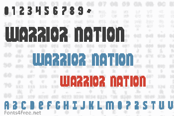 Warrior Nation Font