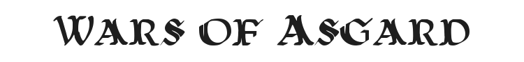 Wars of Asgard Font