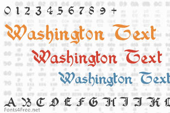 Washington Text Font