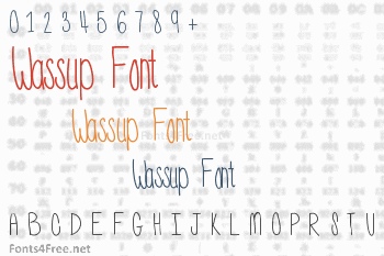 Wassup Font