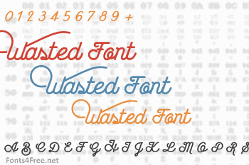 Wasted Font