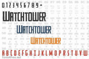 Watchtower Font