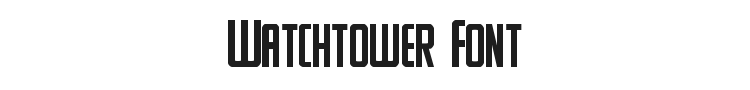 Watchtower Font