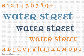 Water Street Detour Font