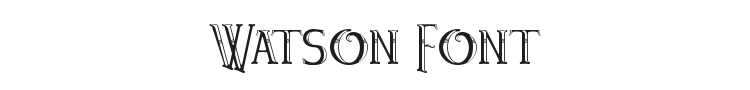 Watson Font Preview