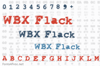 WBX Flack Font