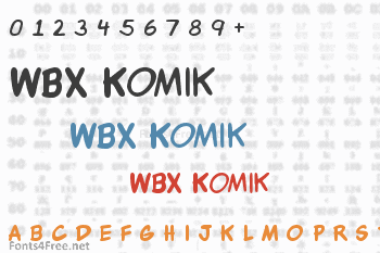 WBX Komik Font