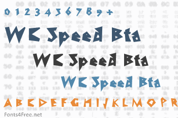 WC Speed Bta Font