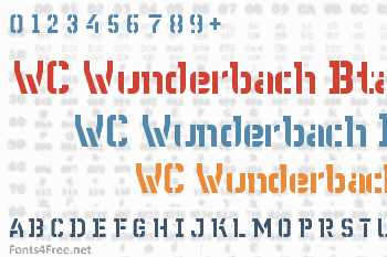 WC Wunderbach Bta Font