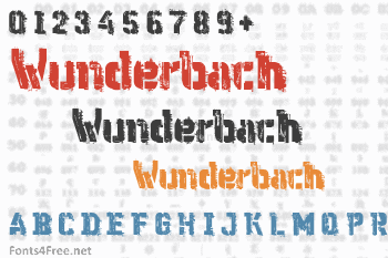 WC Wunderbach Mix Bta Font