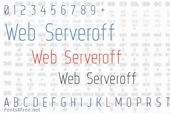 Web Serveroff Font