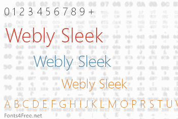 Webly Sleek Font