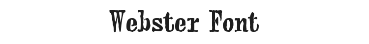 Webster Font