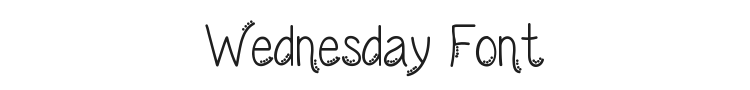 Wednesday Font