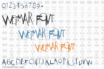 Weimar Font