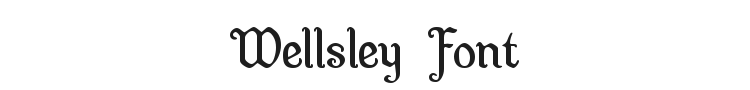 Wellsley Font Preview