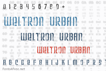 Weltron Urban Font